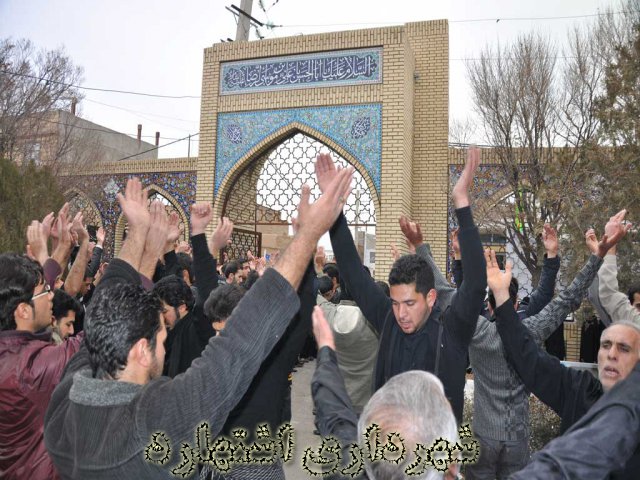 سینه زنی در روز عاشورا - گلزار شهداء