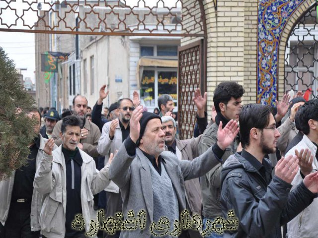 سینه زنی در روز عاشورا - گلزار شهداء