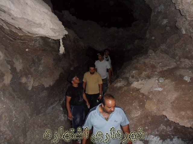 نمای درونی غار نمک