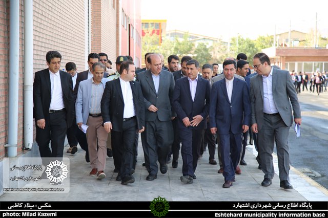 بازدید شهبازی استاندار البرز به مناسبت هفته دولت و افتتاح چند طرح عمرانی از شهرستان اشتهارد
