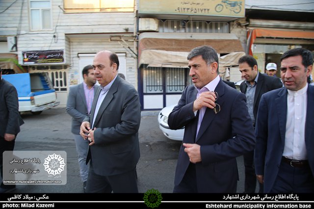 بازدید شهبازی استاندار البرز به مناسبت هفته دولت و افتتاح چند طرح عمرانی از شهرستان اشتهارد