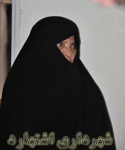 مادر شهید ابوالفضل مرادی 