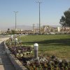 نصب پایه چراغ و کاشت گل های فصلی در میدان شهید سلطانی