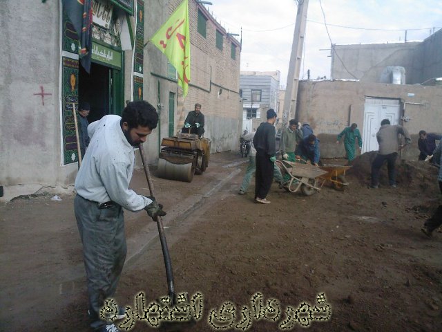 یکی از خیابان های فرعی چمران - محله فارچی آباد
