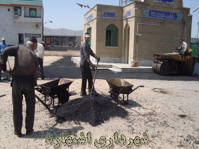 نمای یکی از خیابان های فرعی شهر