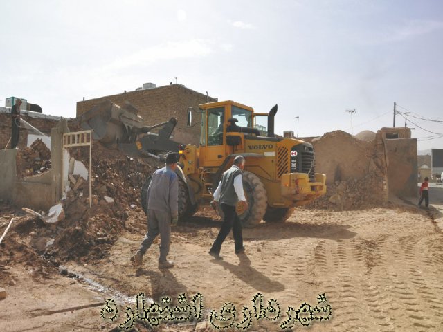 بازگشایی یکی از کوچه های محله صیادیه 