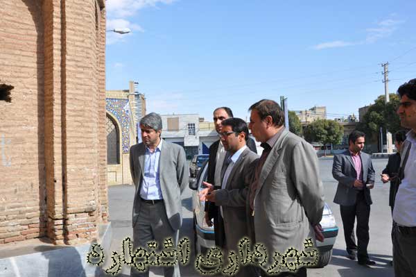 بازدید مدیر کل گردشگری استان البرز، شهردار و رئیس شورا از حسینیه صیادیه