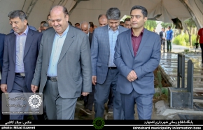 شهبازی استاندار البرز به مناسبت هفته دولت و افتتاح چند طرح عمرانی از شهرستان اشتهارد بازدید کرد