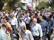 حضور پرشکوه مردم اشتهارد در راهپیمایی روز جهانی قدس